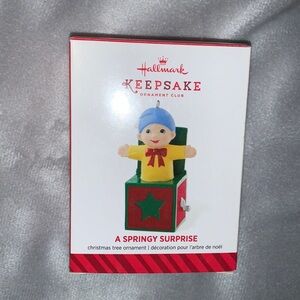 Hallmark 2014 member exclusive a springy surprise ornament Jack in the box new